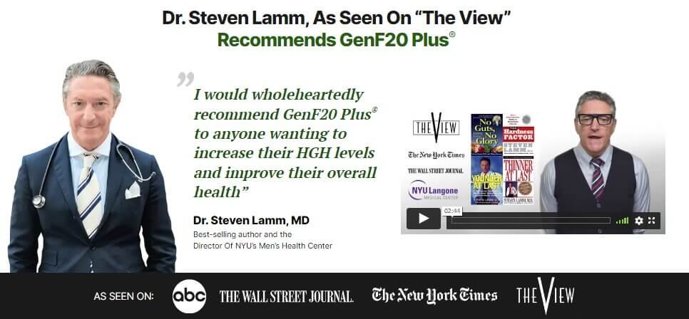 dr steven lamm genf20 plus