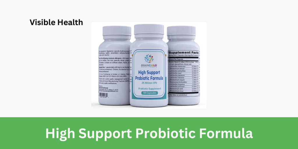 Brainchild Nutritionals High Support Probiotic Capsules