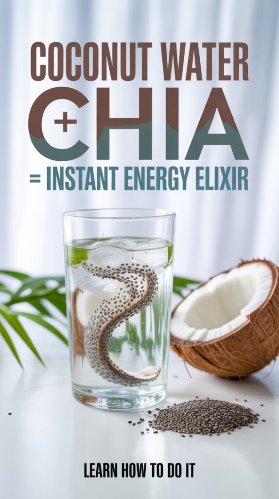 coconut chia energy drink