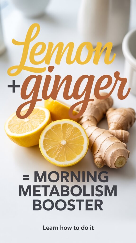 lemon ginger boosts metabolism