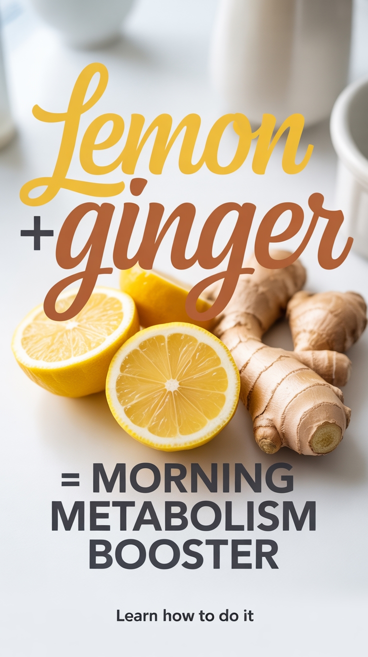 lemon ginger boosts metabolism