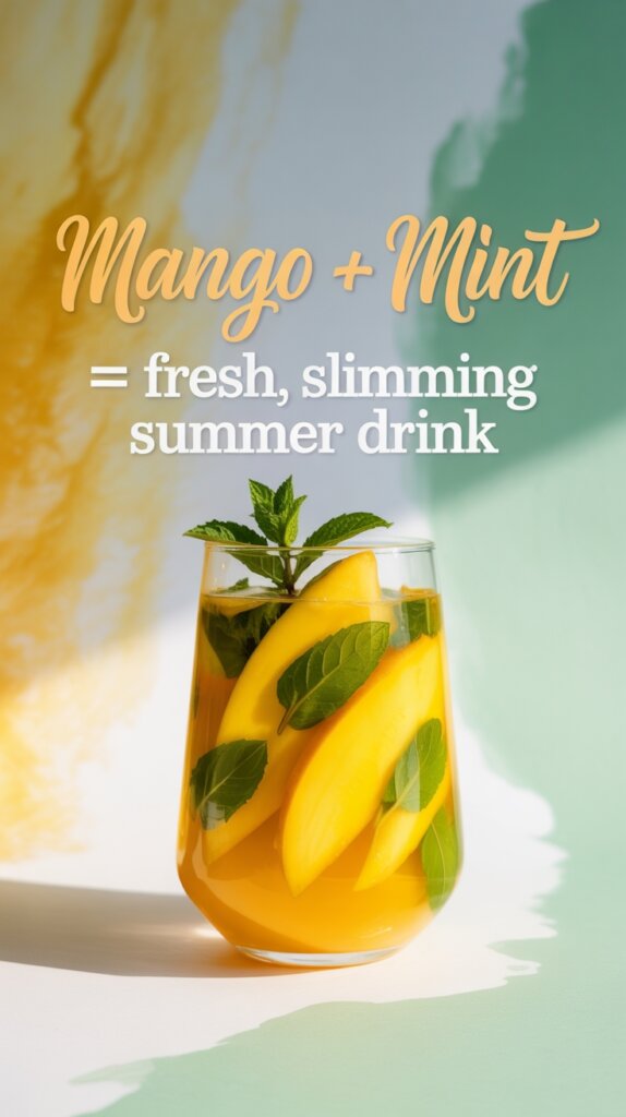 mango mint summer refresh