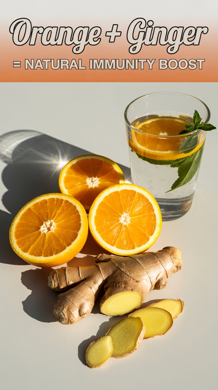 orange and ginger boost immunity