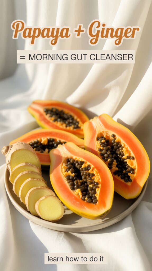 papaya ginger morning detox