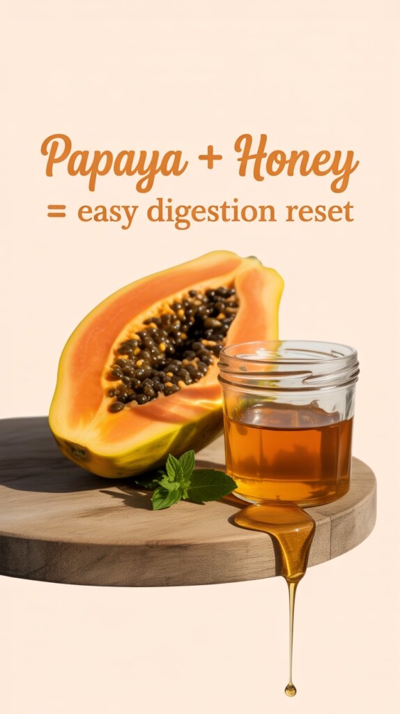 papaya honey digestion reset
