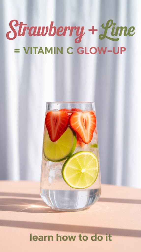 strawberry lime vitamin boost