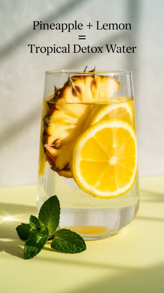 tropical pineapple lemon infusion